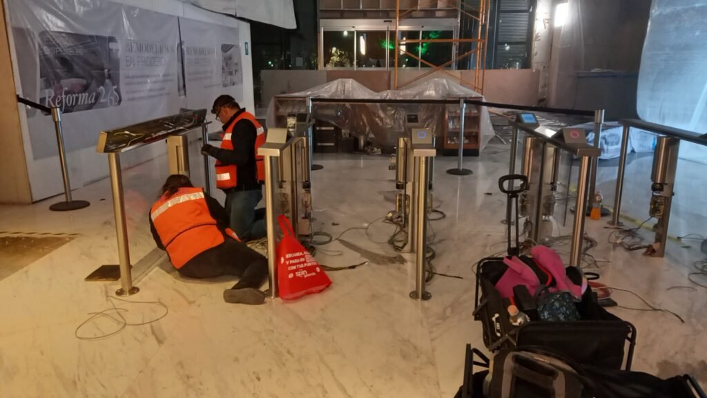 Instalación de carriles