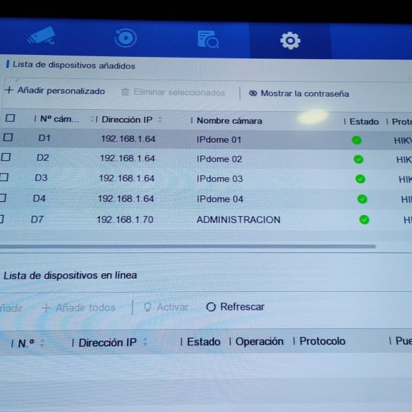 Programación de Cámaras IP